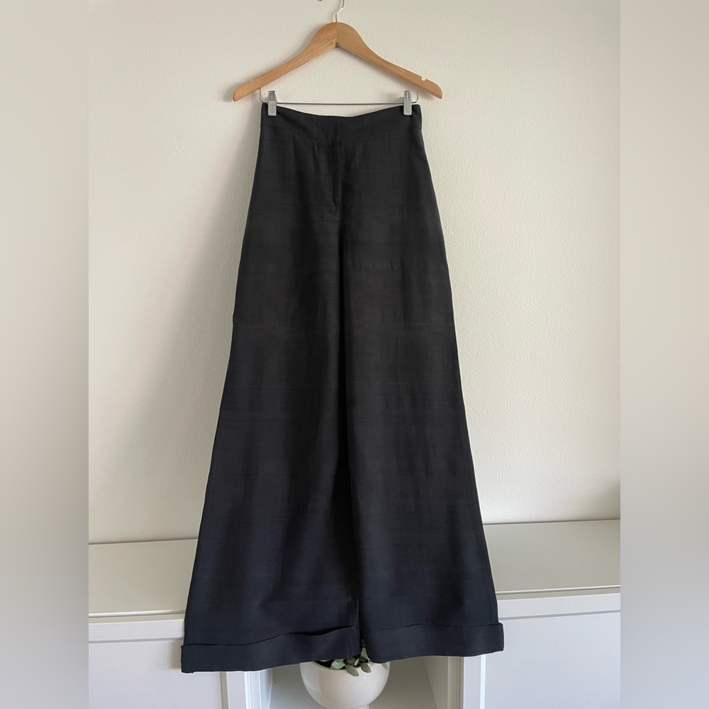 Julia Amory Julia Pant Size small Black Noir silk